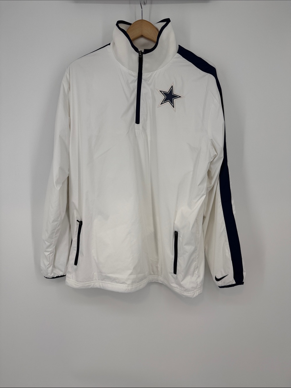 Nike NFL Dallas Cowboys Sideline half-zip pullover jacket